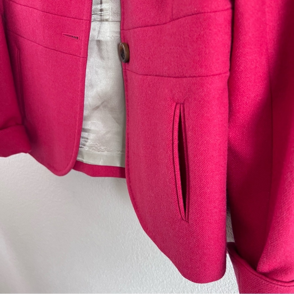 J.‎ Crew Women's Wool Three-Button Peter Pan Collar Blazer - Picture 6 of 9